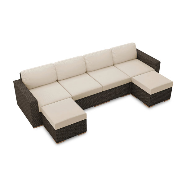 Harmonia Living Arden Outdoor 4 Seat Patio Sectional & Reviews Perigold